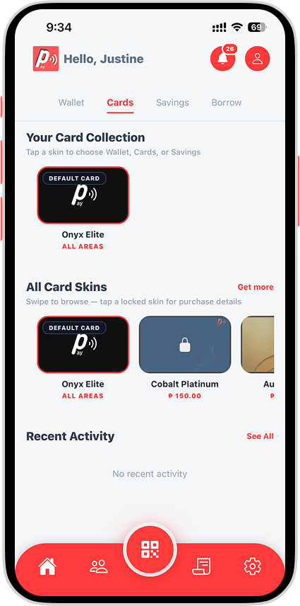 Cards screen 2