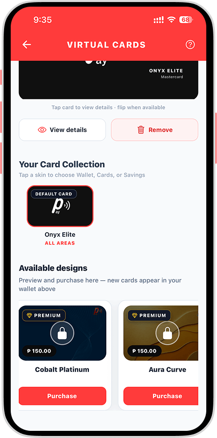 Cards screen 4