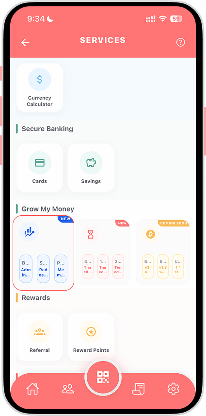 Stocks under Grow My Money services